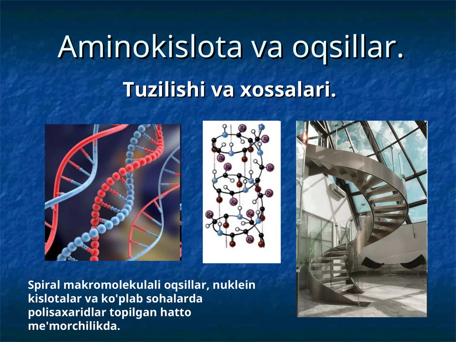 Aminokislota va oqsillar 1
