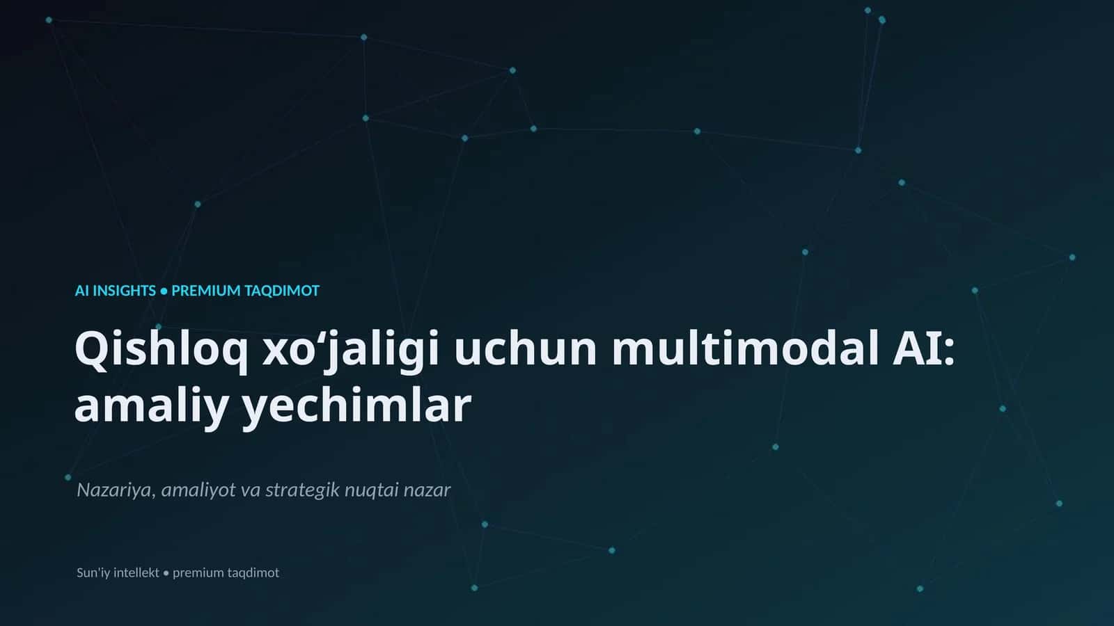 AI INSIGHTS • PREMIUM TAQDIMOT 1