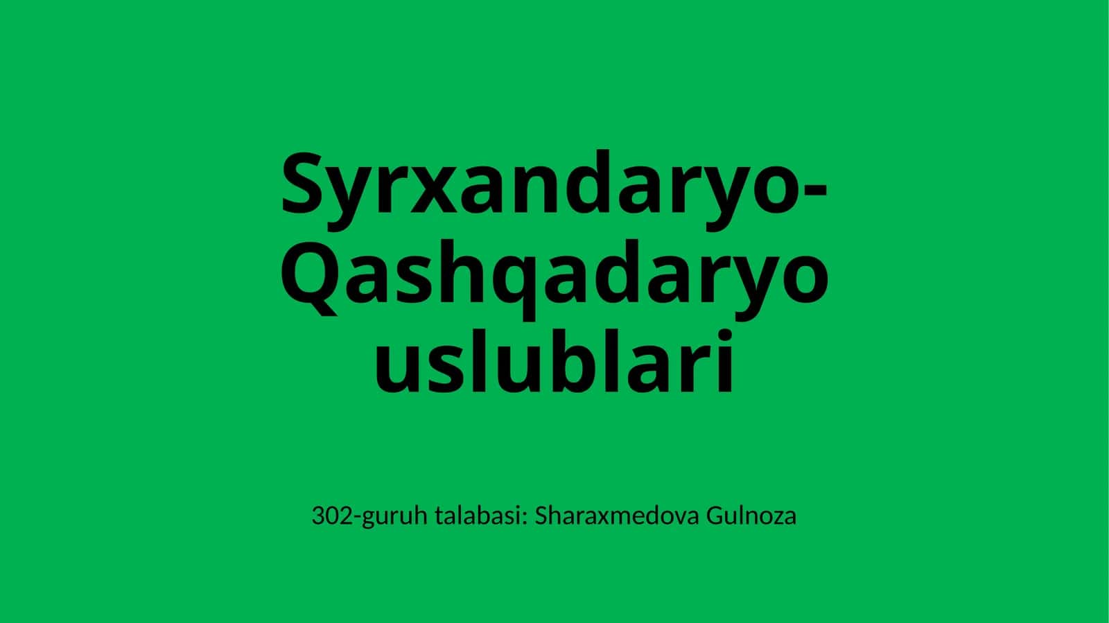 Surxondaryo-qashqadaryomusiqauslubi 1