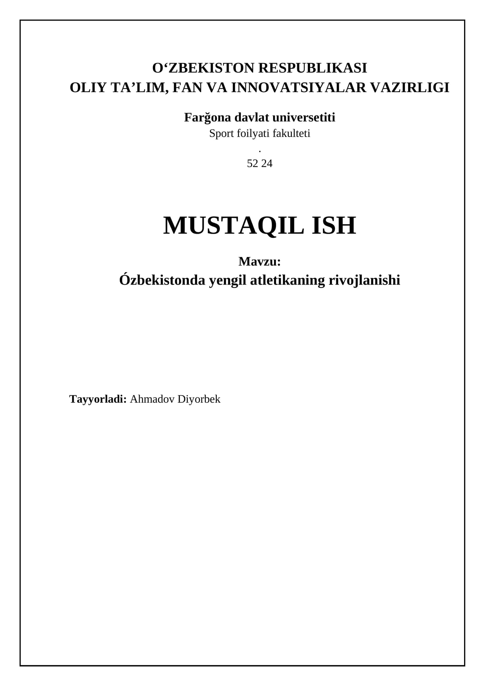 O'zbekistonda yengil atletikaning rivojlanishi 1