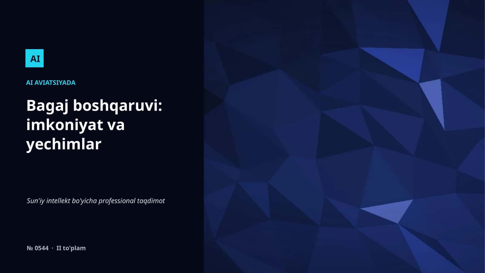 Aviatsiyada AI 1