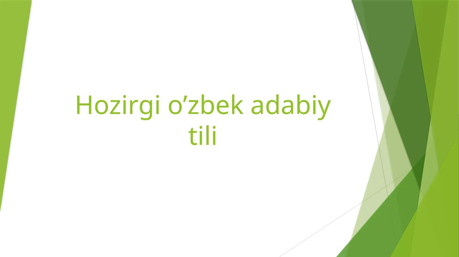 Ot so’z turkumiga oid misollar ustida ishlash 1