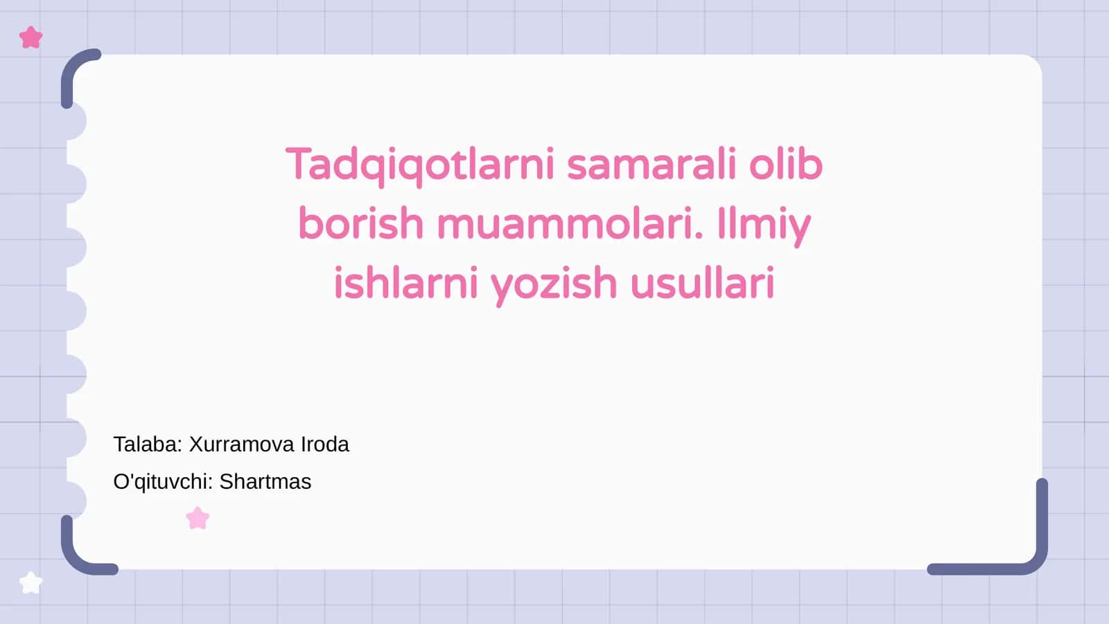 Ilmiy ishlarni yozish usullari 1