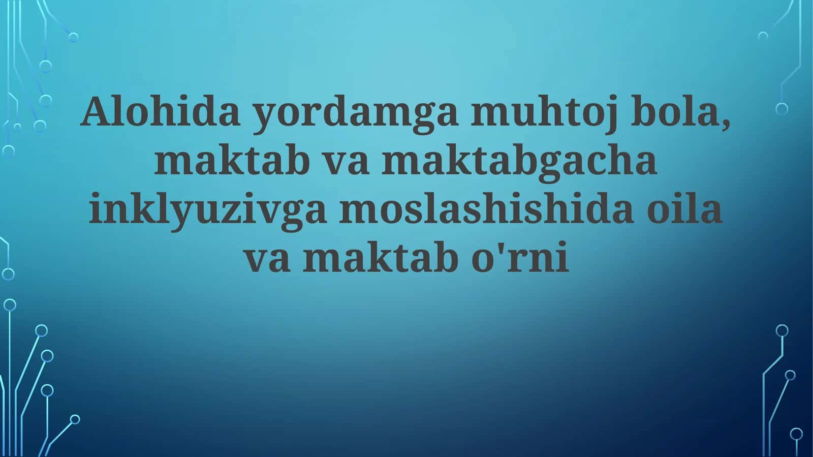 Muvaffaqiyatli Inklyuziya uchun Strategiya va Taktikalar 1