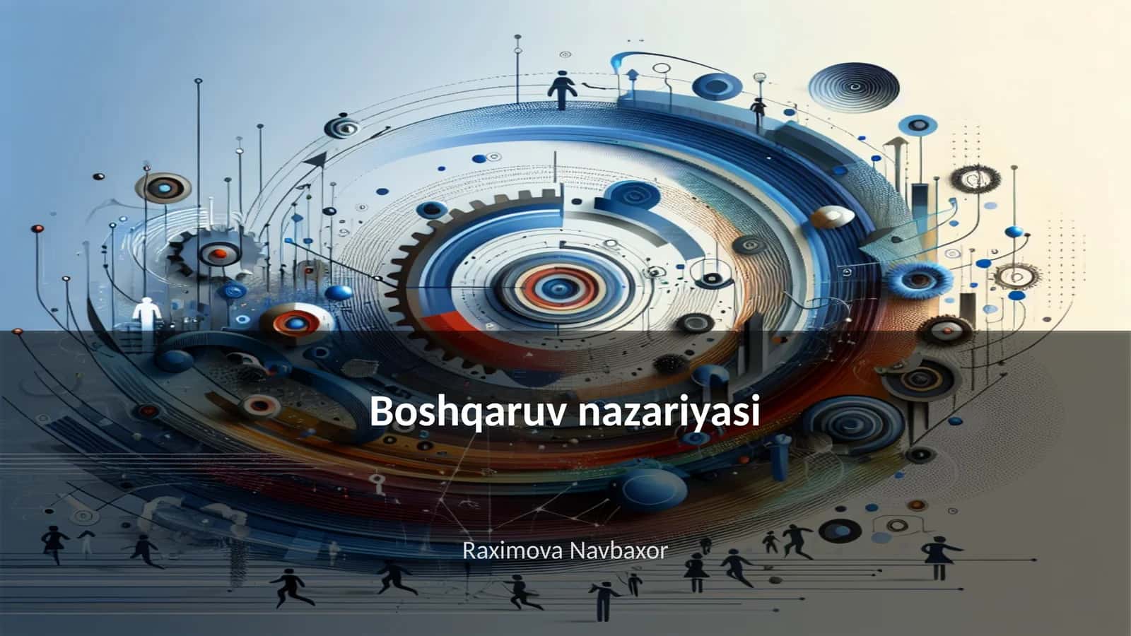 Boshqaruv nazariyasi 1