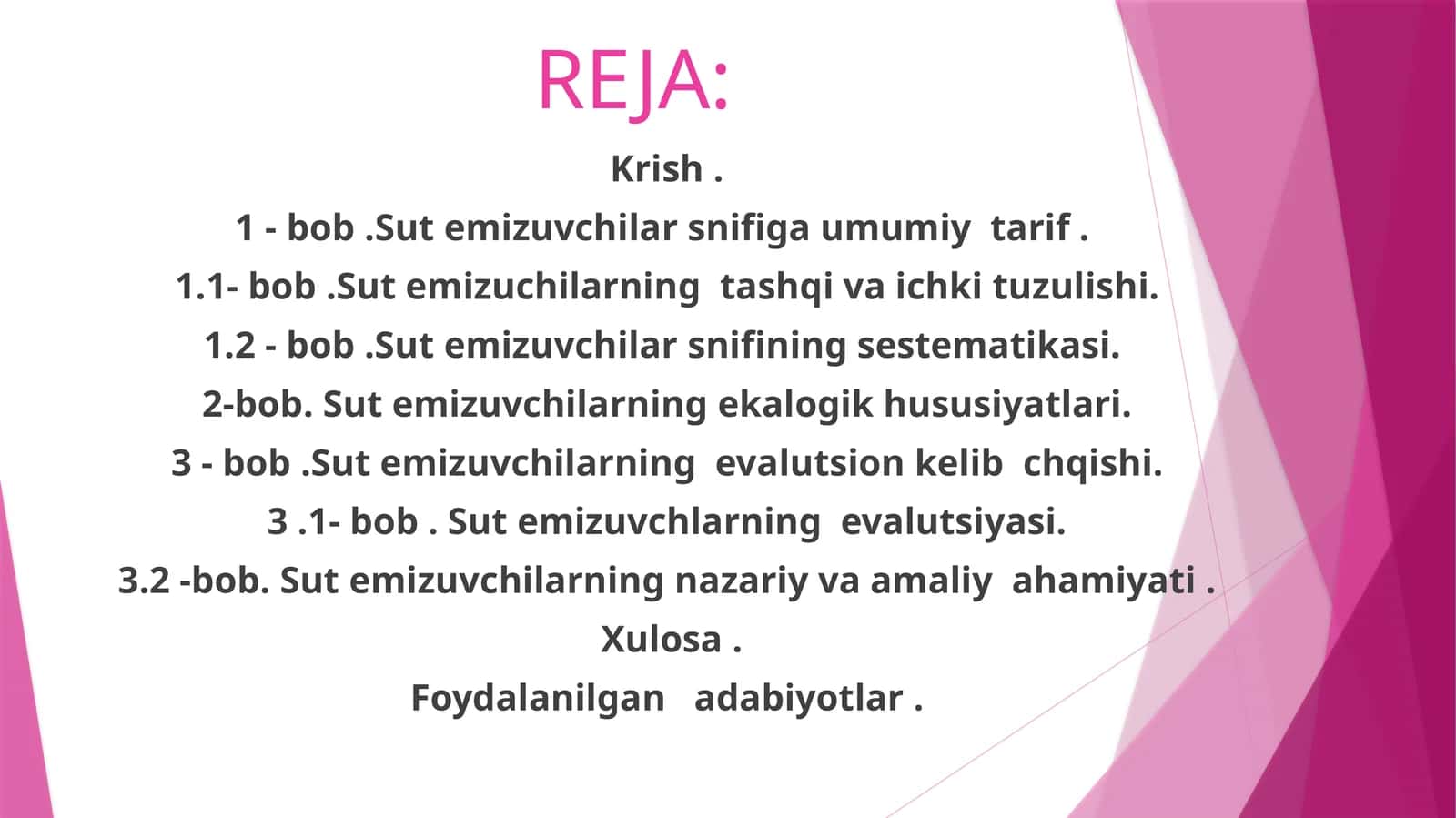 Zoologiyaga Krish 1