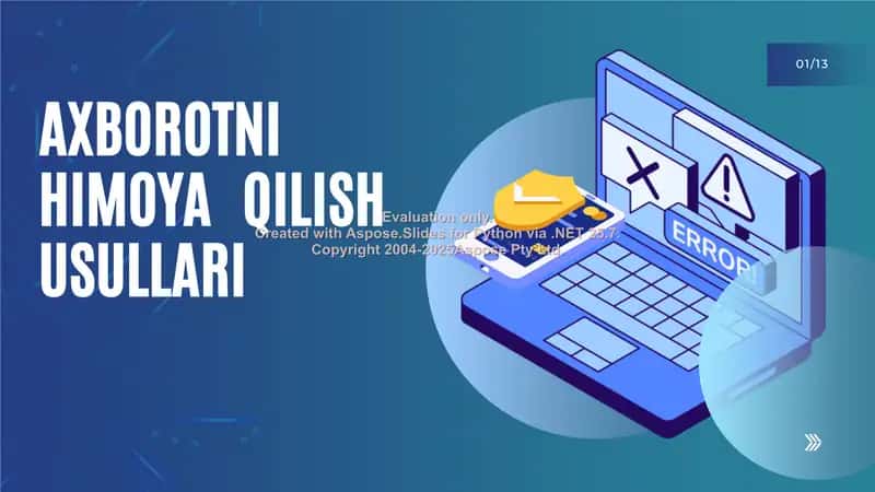 Axborot himoya qilish usullari 1
