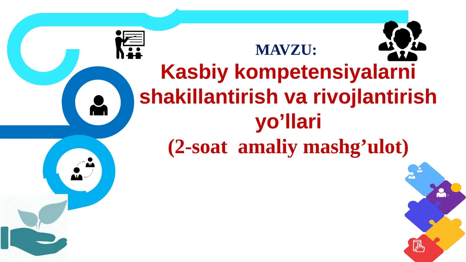 Kasbiykompetensiyalarnishakillantirishvarivojlantirishyo’llari(2-soatamaliymashg’ulot) 1