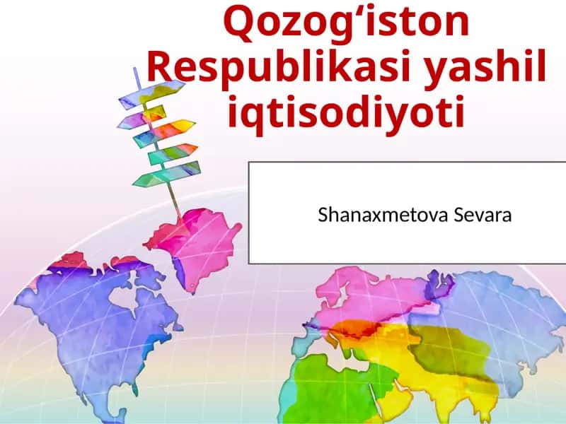 Qozog‘iston Respublikasi Iqtisodiyoti 1