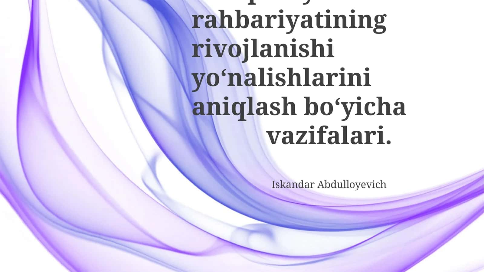 Kompaniya rahbariyatining rivojlanishi yo‘nalishlarini aniqlash bo‘yicha vazifalari 1