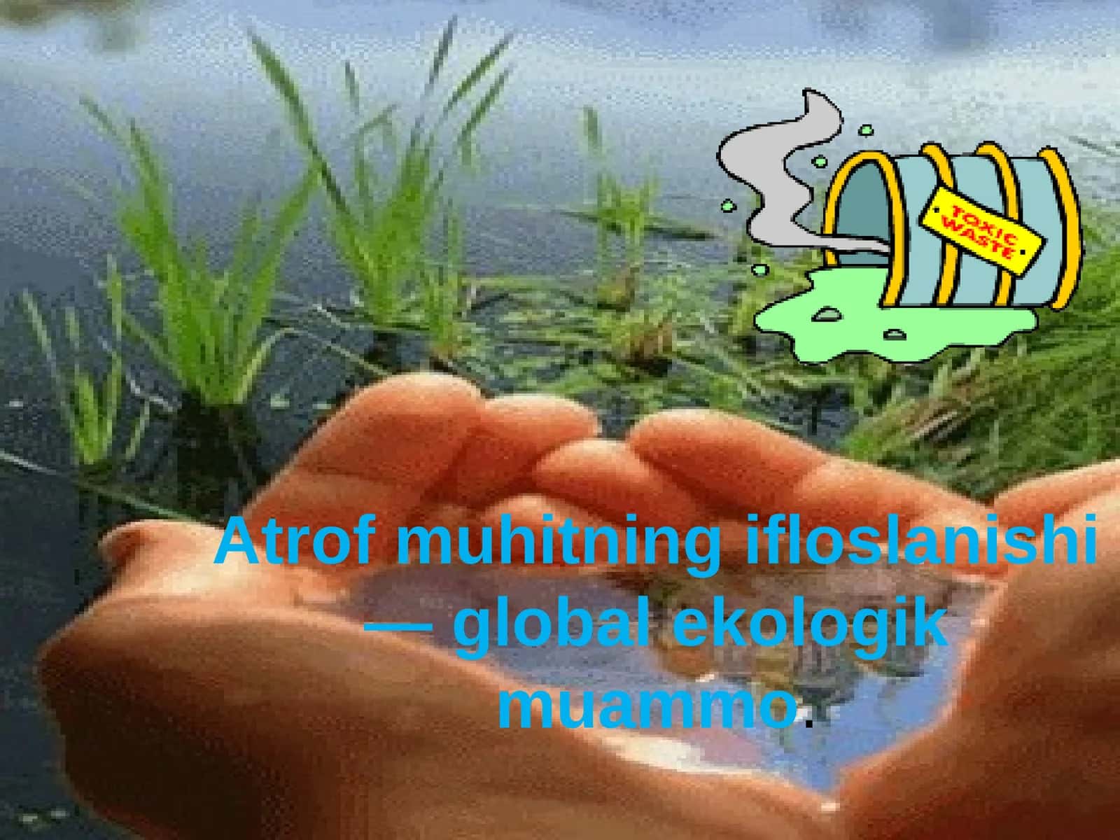 Atrof muhitning ifloslanishi 1