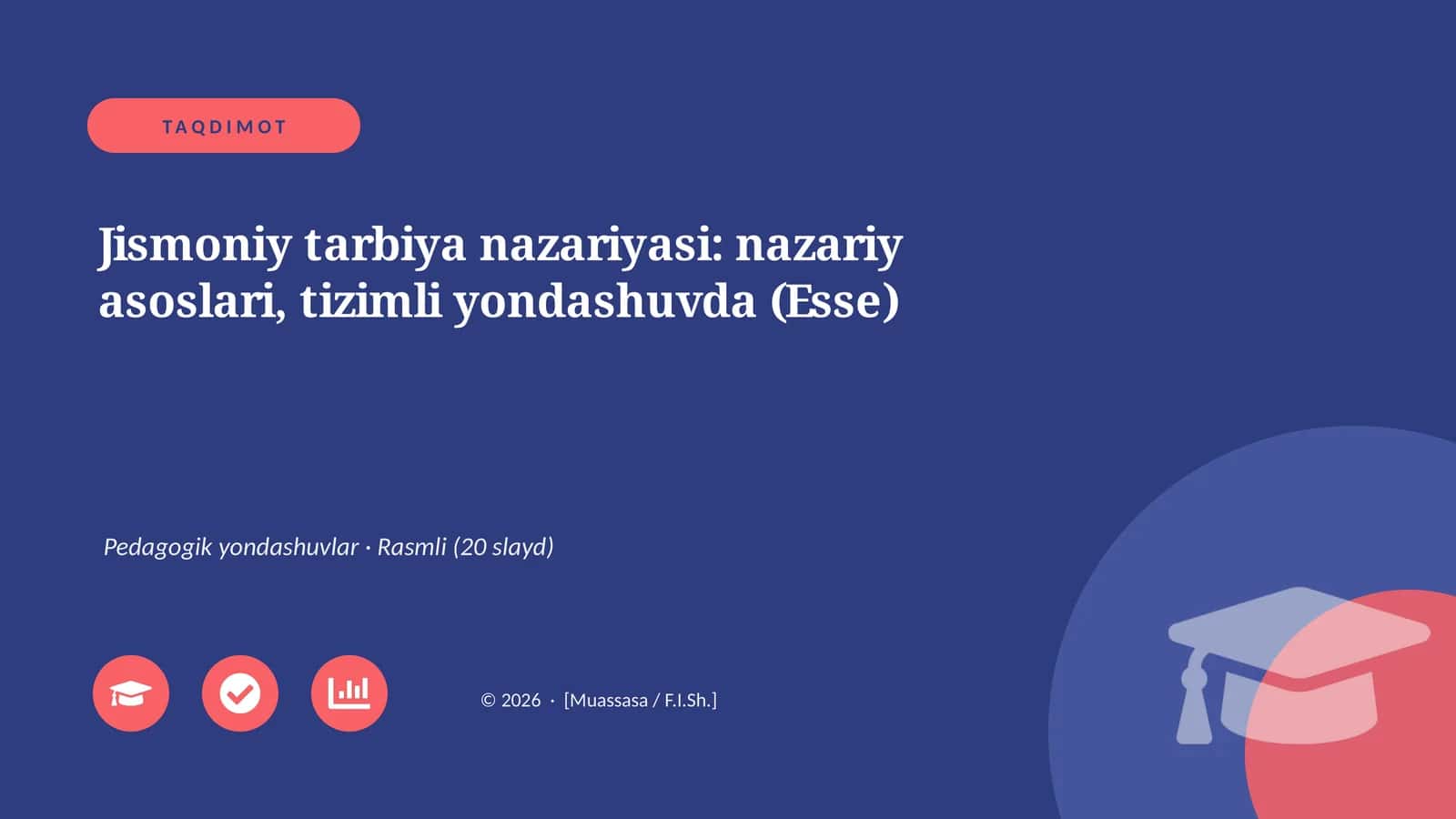 Jismoniy tarbiya nazariyasi: nazariy asoslari 1
