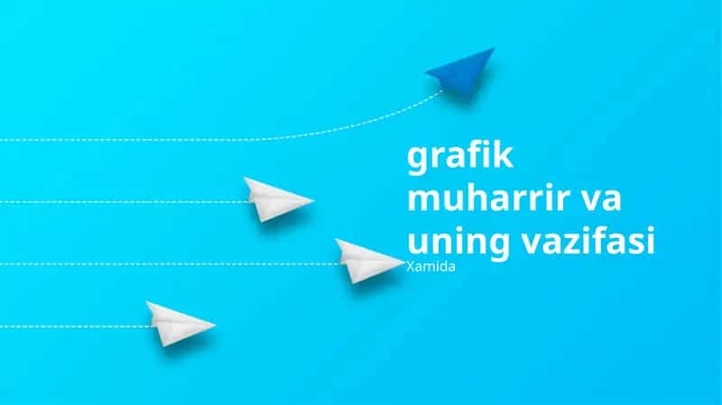 Grafik muharrir va uning vazifasi 1