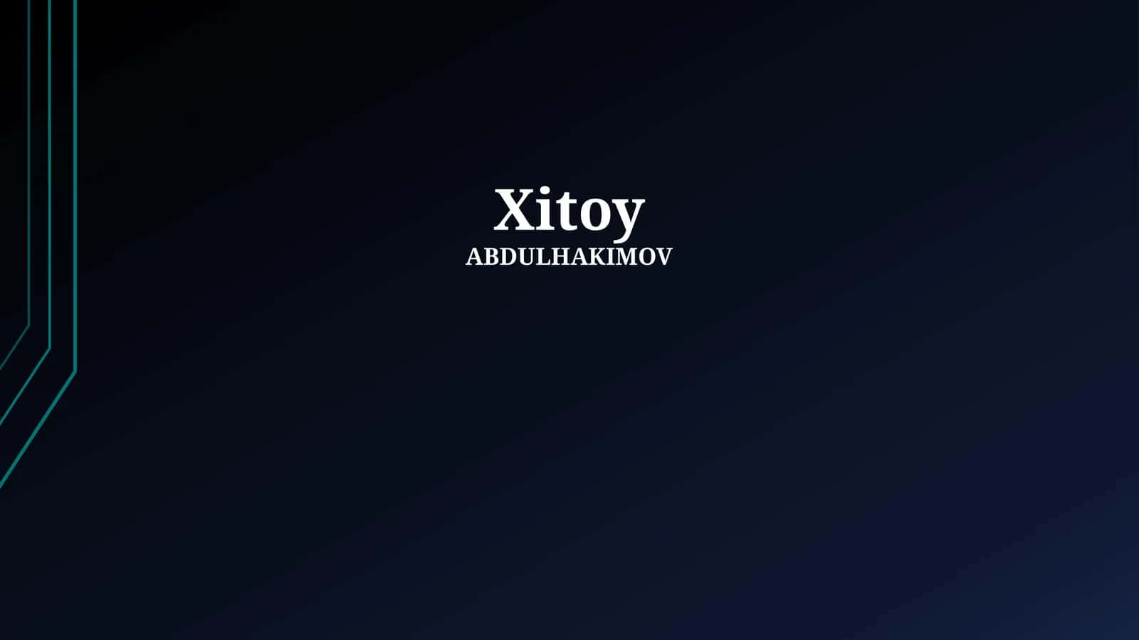 Xitoy 1