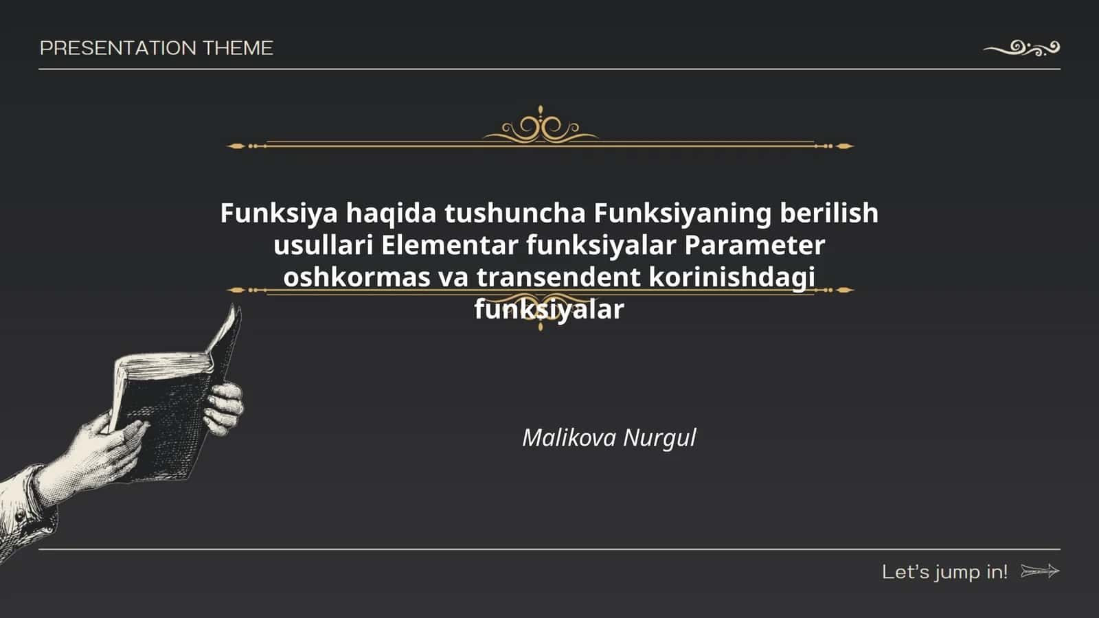 Elementar funksiyalar 1