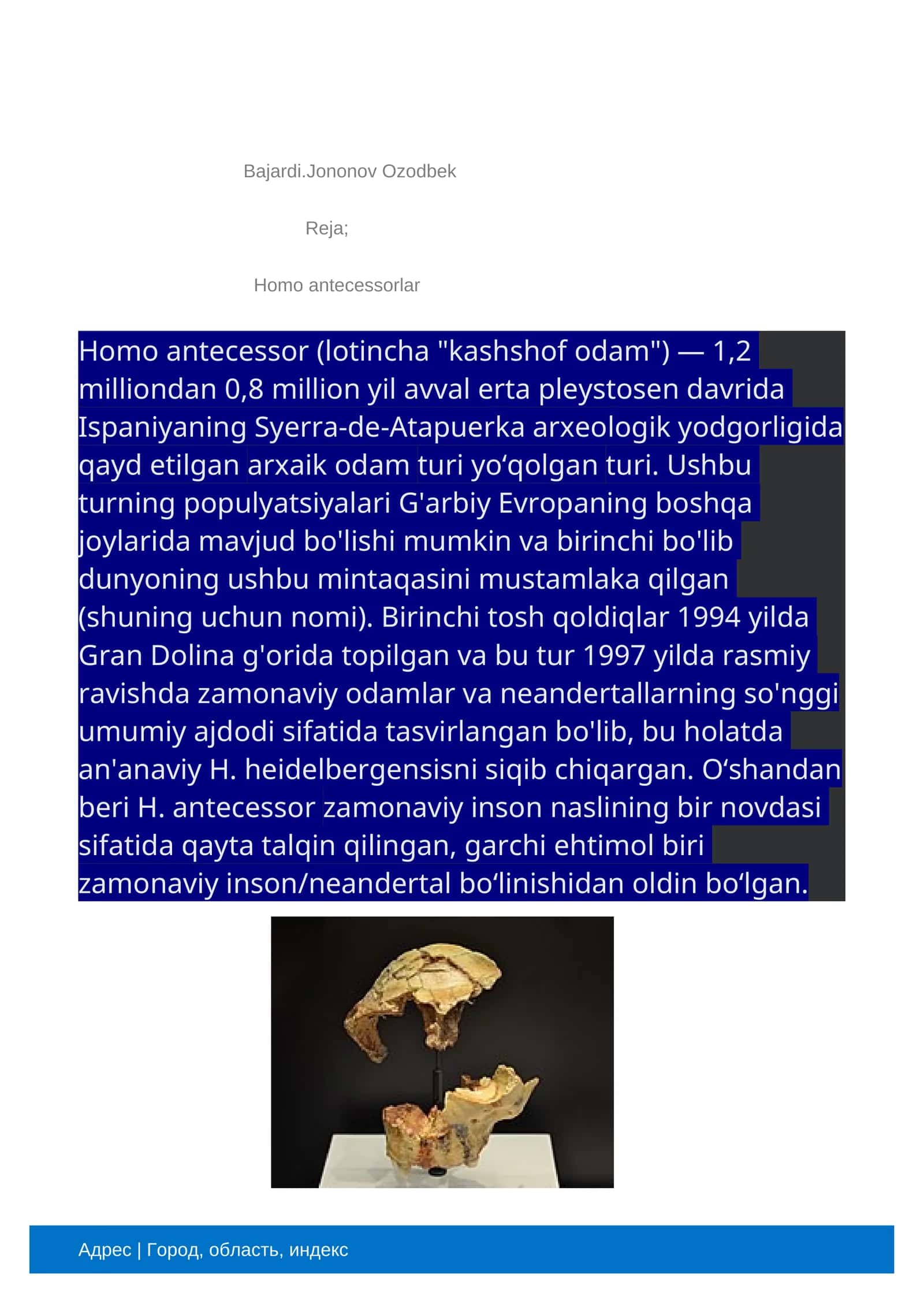 Homo antecessorlar 1