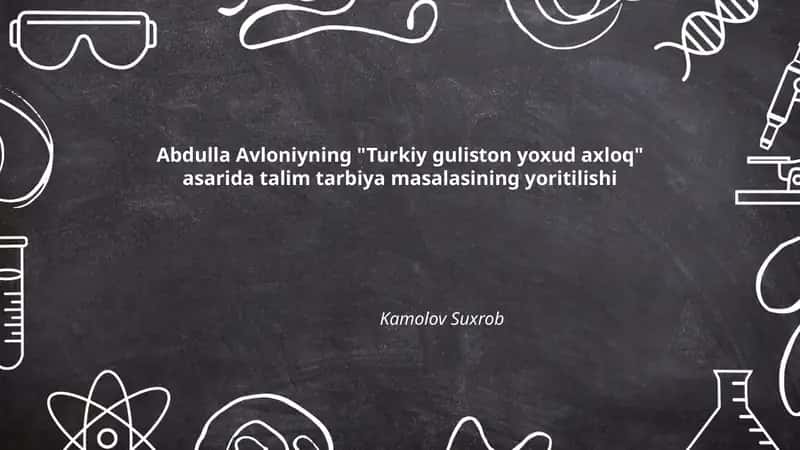 Turkiy guliston yoxud axloq 1
