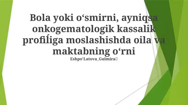 Hamkorlikdagi Parvarish: Oila, Maktab va Sog'liqni Saqlashni Birlashtirish 1