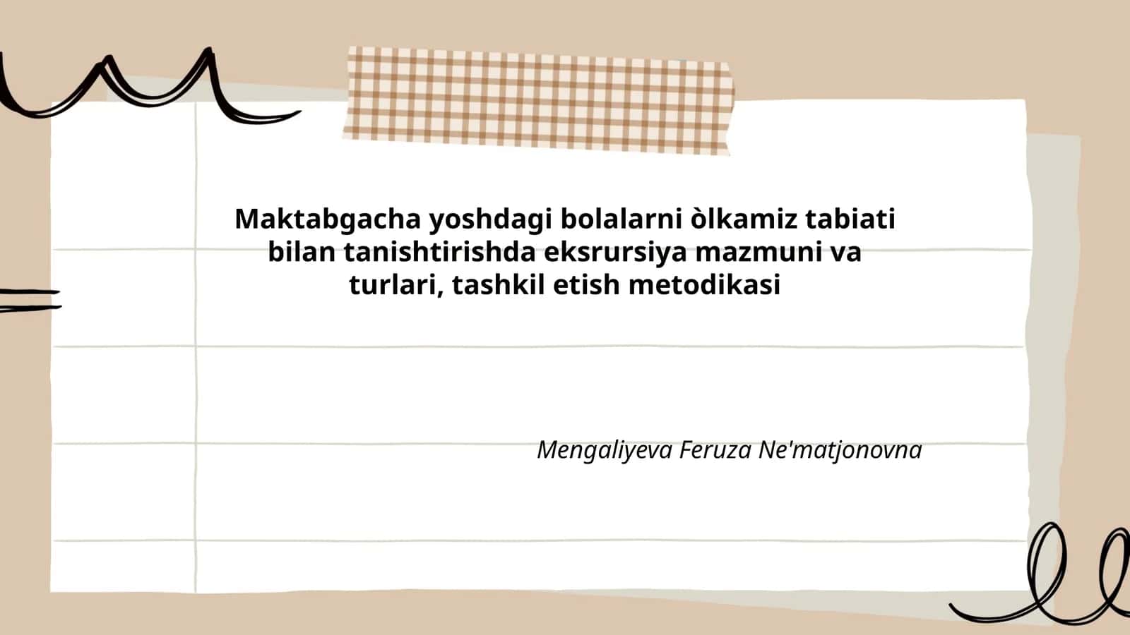Ekskursiya mazmuni va turlari 1