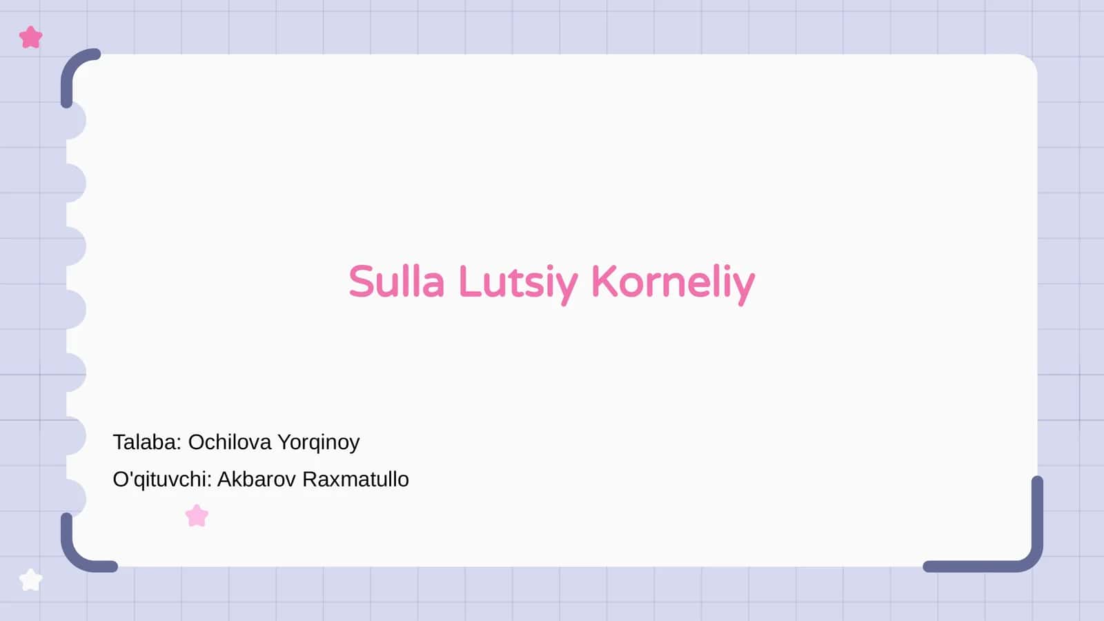 Sulla Lutsiy Korneliy 1