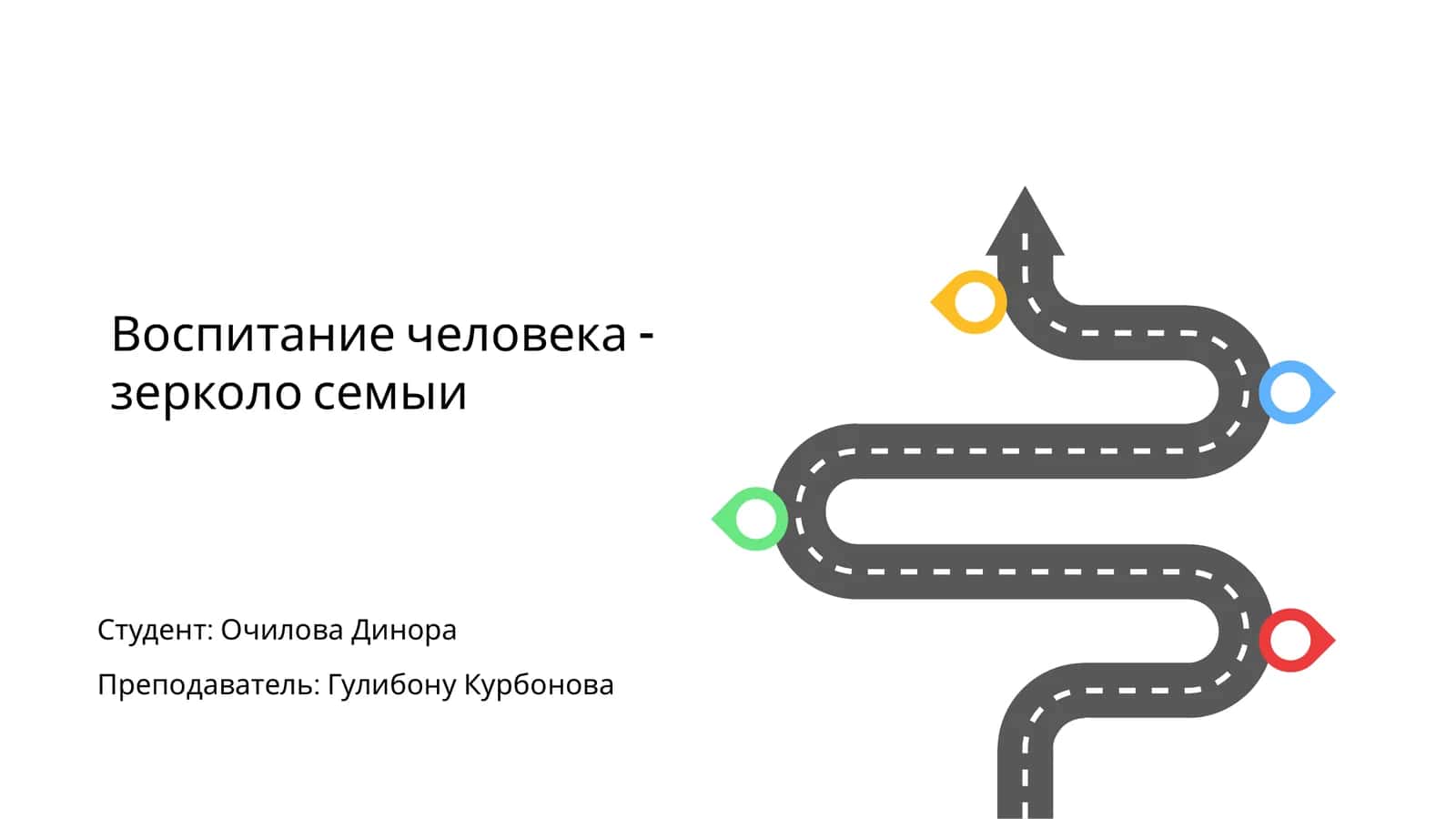 Воспитание человека - зеркало семьи 1