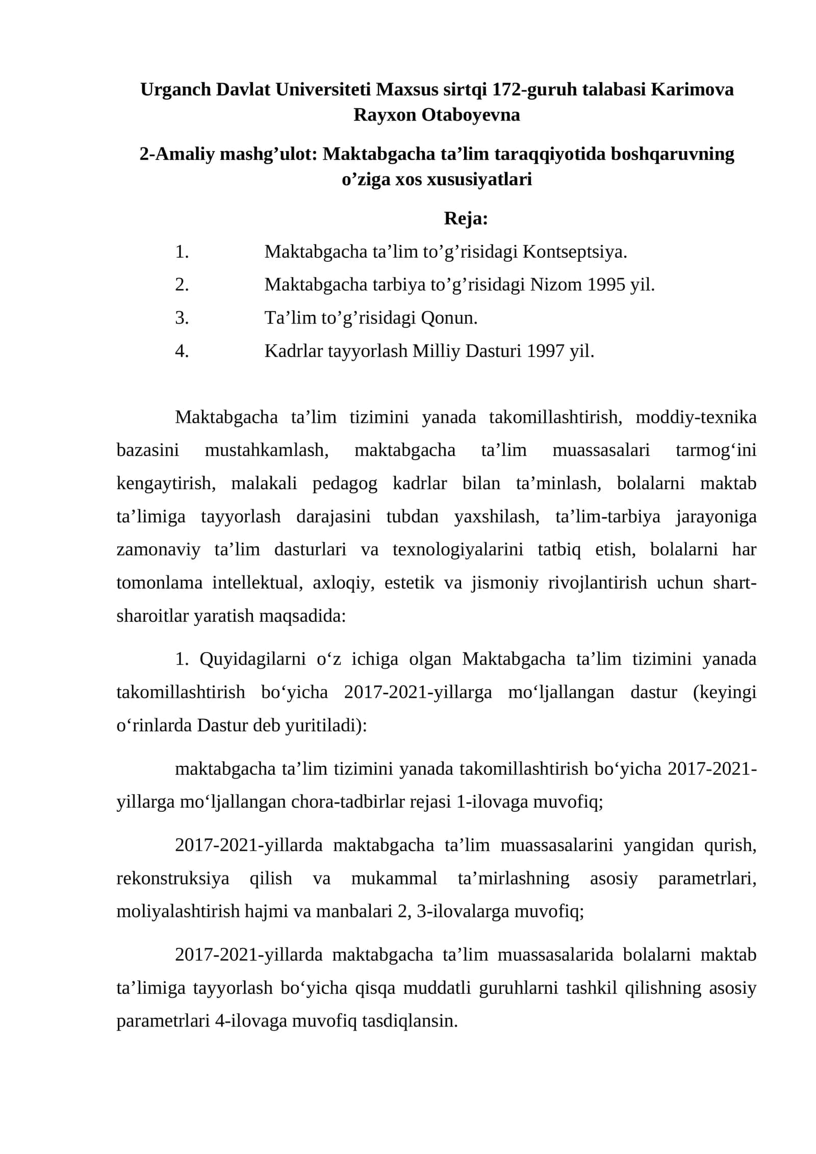 Maktabgacha ta’lim tizimi 1
