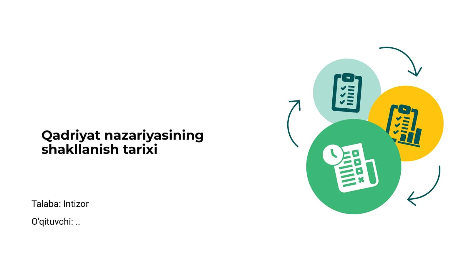 Qadriyat nazariyasining shakllanish tarixi 1