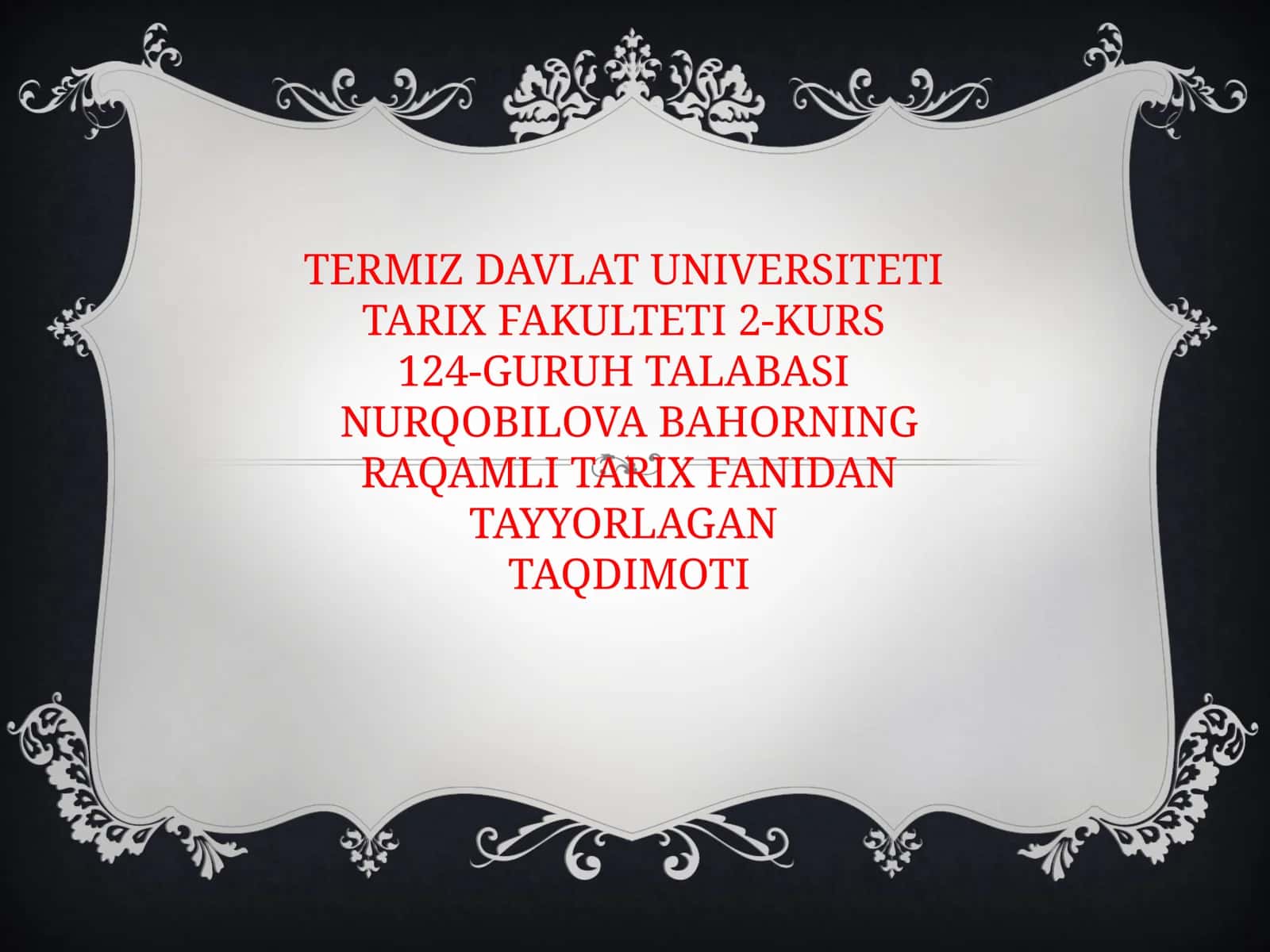 Vatan ostonadan boshlanadi-qishlogʻim tarixi 1