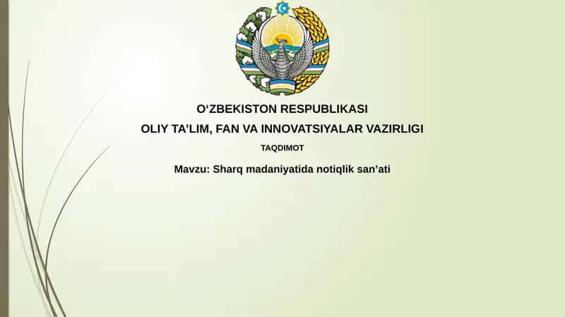 Sharq madaniyatida notiqlik san'ati 1