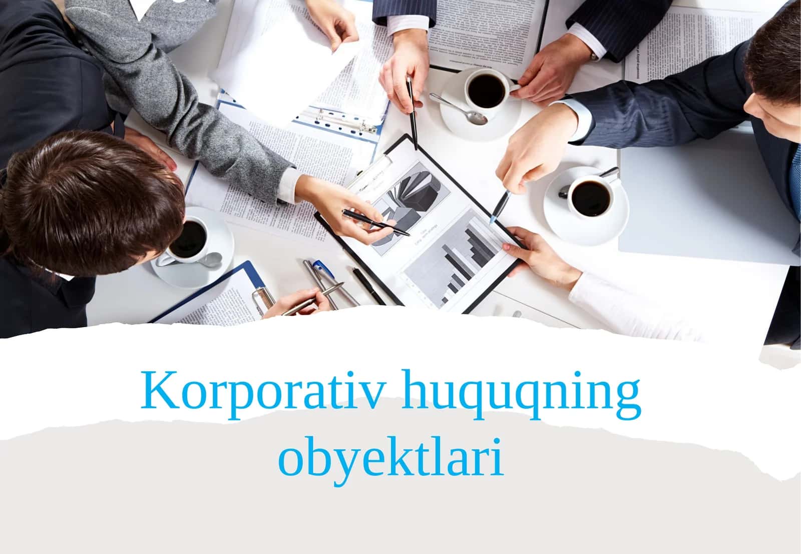 Korporativ huquqning obyektlari 1