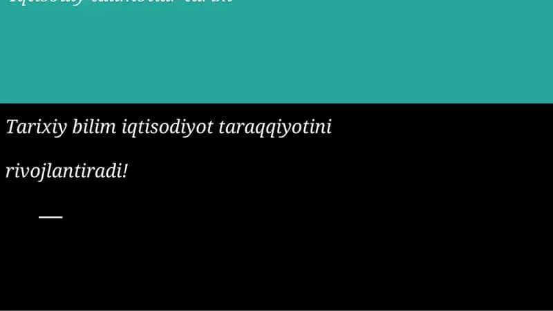 Iqtisodiy talimotlar tarixi 1