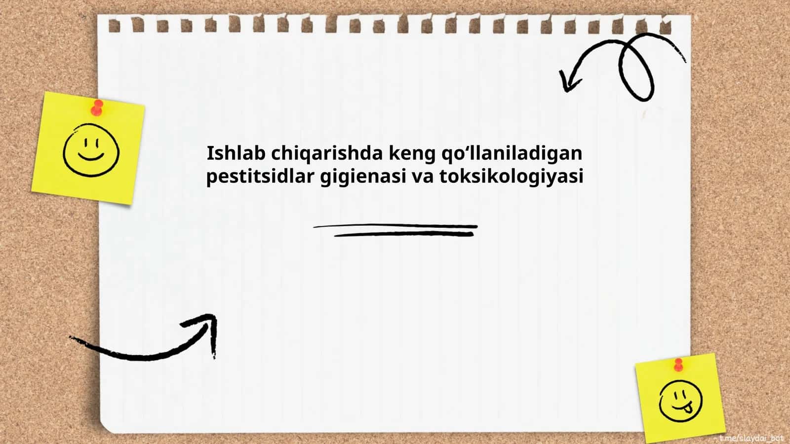 Ishlab chiqarishda keng qo‘llaniladigan pestitsidlar gigienasi va toksikologiyasi 1