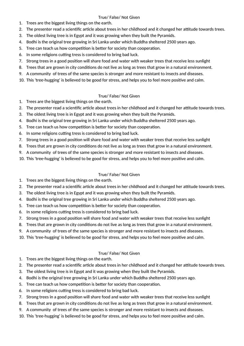 Trees and Their Importance 1