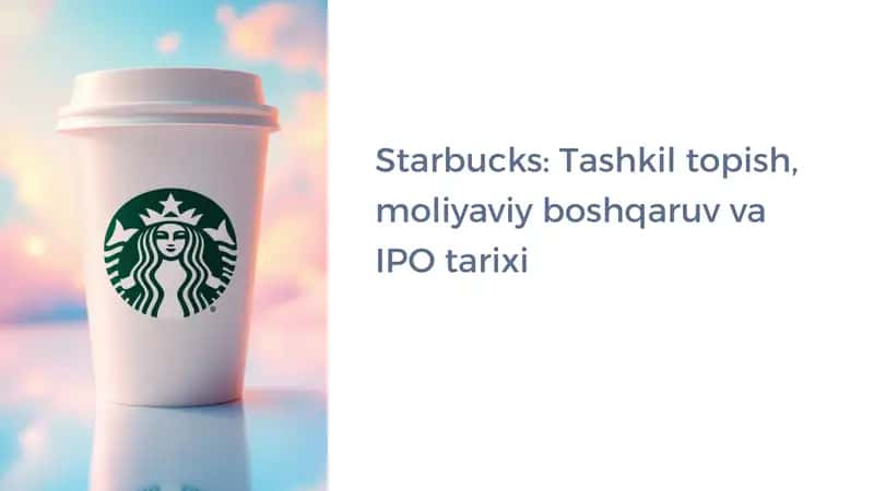 Starbucksning tashkil topishtarixi 1