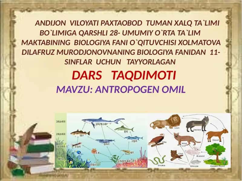 ANTROPOGEN OMIL TAQDIMOTI 1
