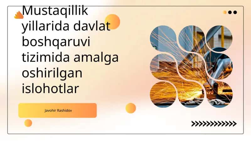 Davlat boshqaruvi islohotlarining asosiy maqsadlari va vazifalari 1