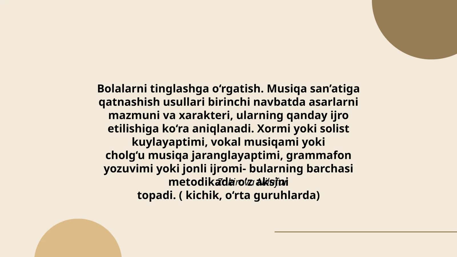 Bolalarni tinglashga o‘rgatish 1