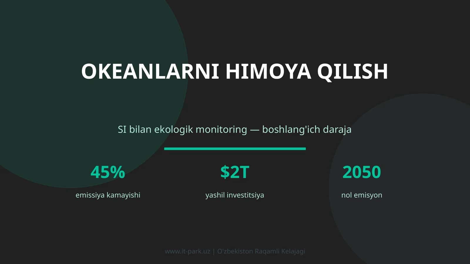 Okeanlarni himoya qilish 1