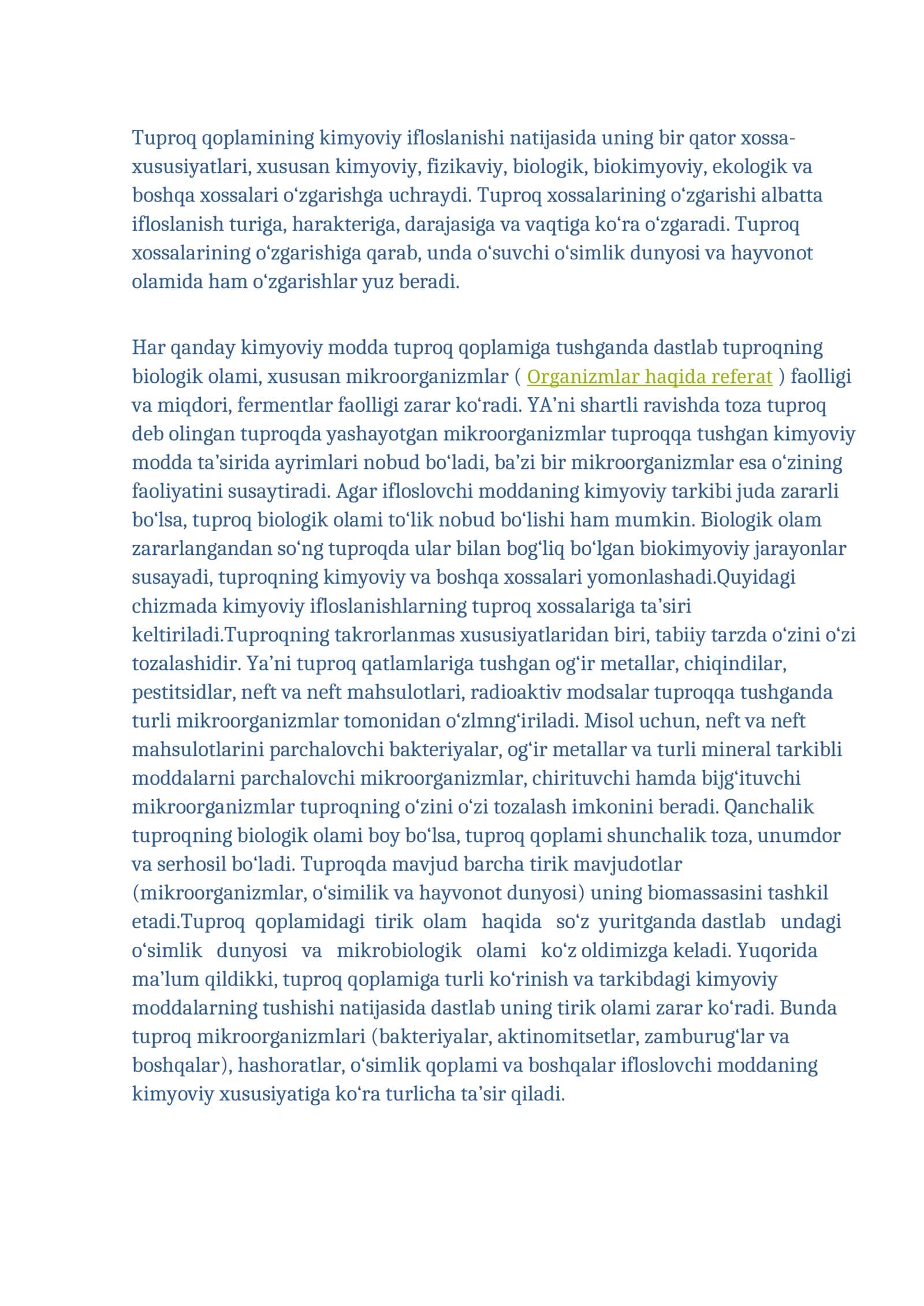 Tuproq Qoplamining Kimyoviy Ifloslanishi 1
