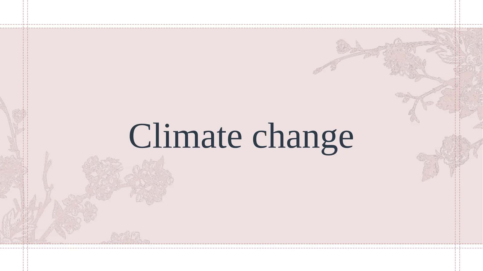 Climate change 1