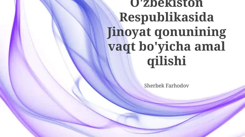 Jinoyat Kodeksi 1