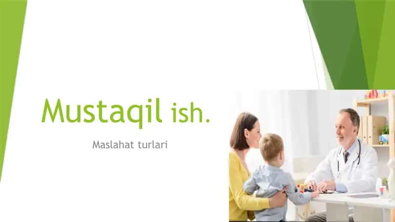 Maslahat turlari 1