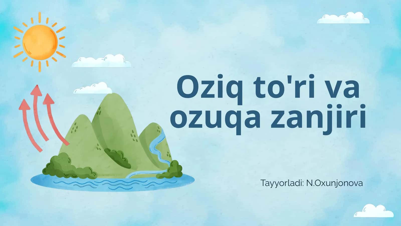 Oziq to'ri va ozuqa zanjiri 1
