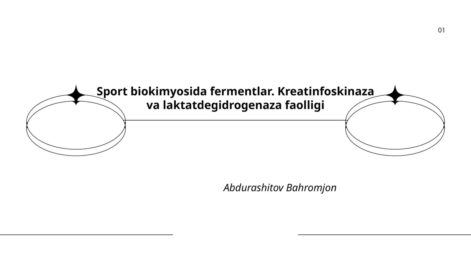 Sport biokimyosida fermentlar. Kreatinfoskinaza va laktatdegidrogenaza faolligi 1