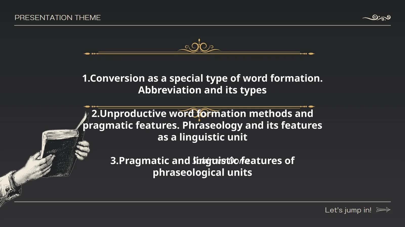 Conversion as a special type of word formation. Abbreviation and its types 1