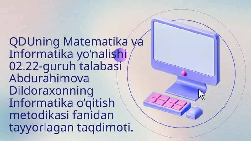 O’qitishning didaktik tamoyillarini yaratish g’oyalari. 1