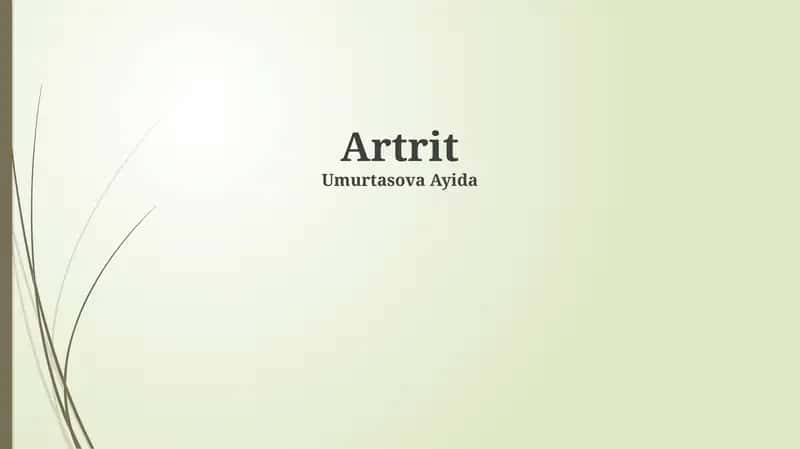 Artrit 1