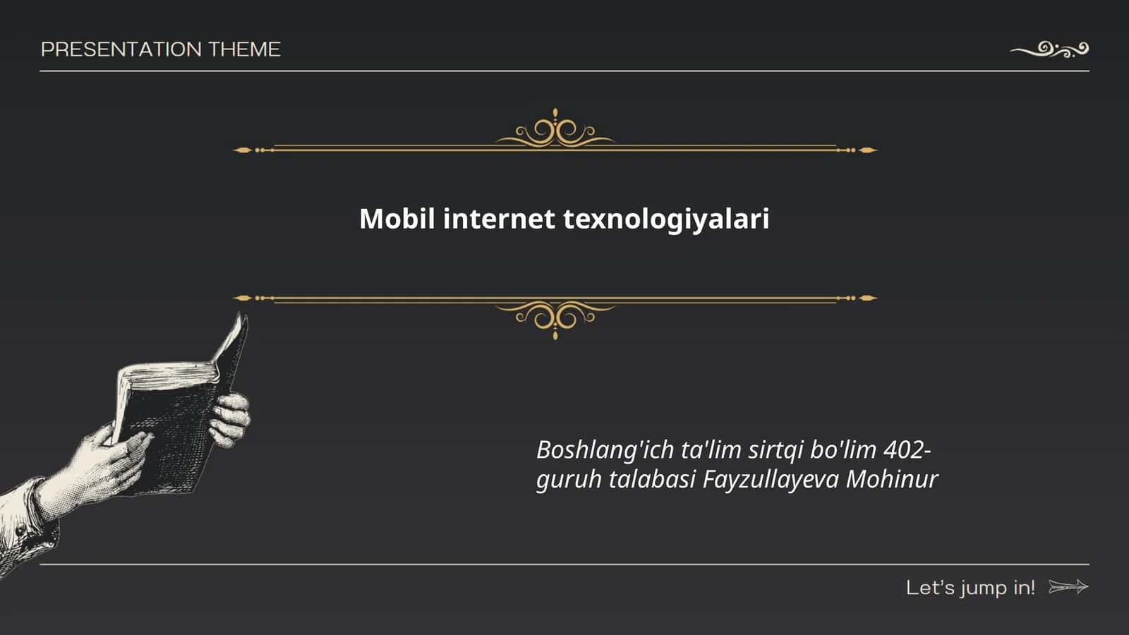Mobil internet texnologiyalari 1