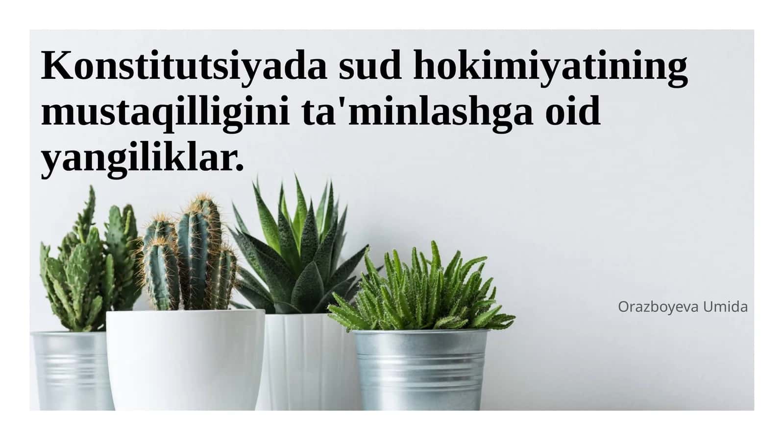 Konstitutsiyada sud hokimiyatining mustaqilligini ta'minlashga oid yangiliklar 1