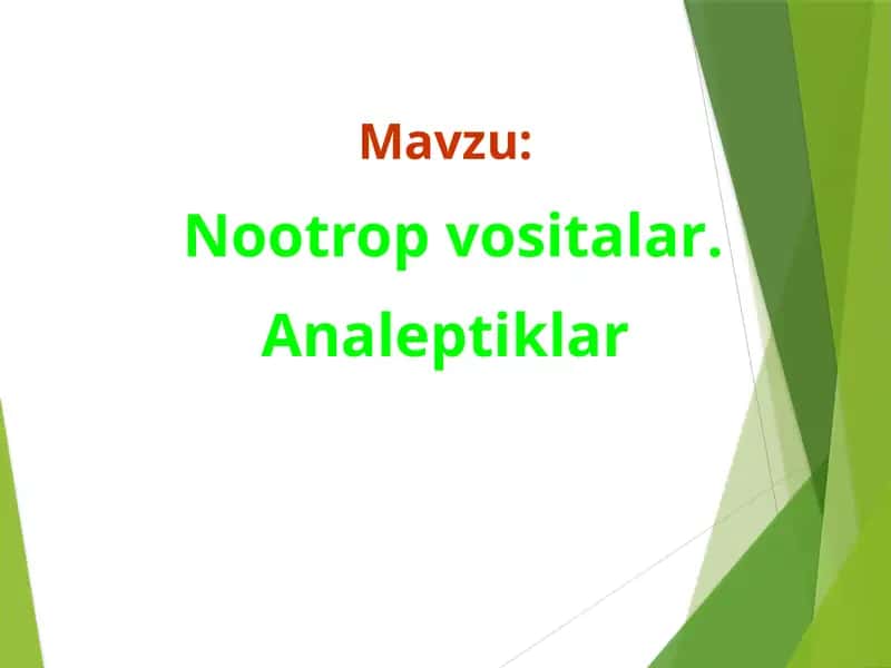 Analeptiklar 1